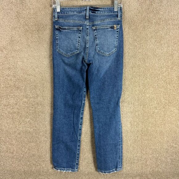 Joe's Jeans Debbie Ankle Jeans Womens Size 26 Blue High Rise Straight Distressed - Picture 11 of 14